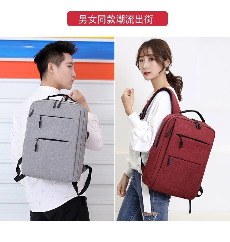 Cross-border 2026 New Business backpack, usb charging Schoolbag, travel waterproof laptop bag, backpack pic 3