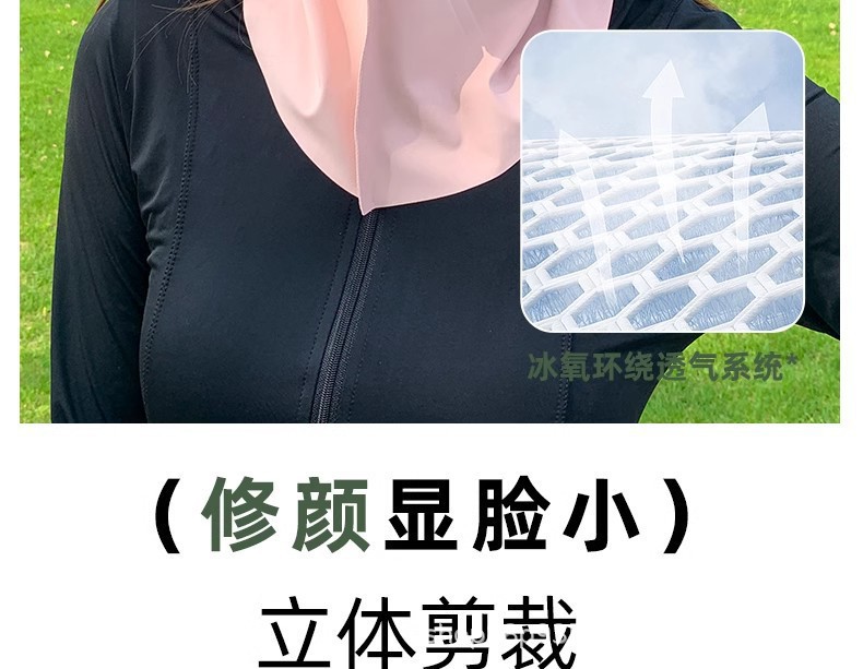 2025新款夏季防尘面罩遮阳防晒罩防紫外线护眼角遮阳连帽防晒面罩详情14