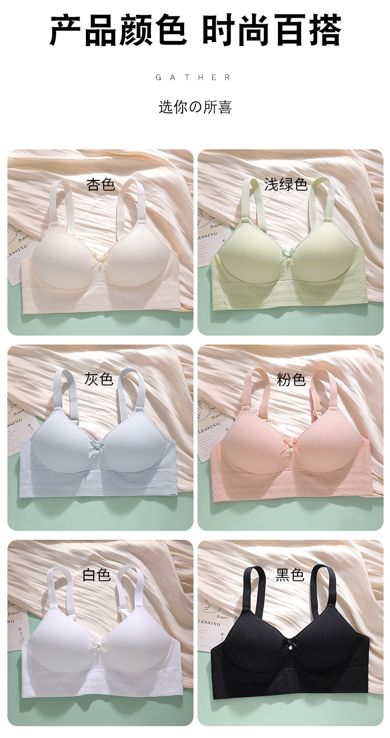 外贸跨境固定杯无痕内衣女聚拢无钢圈收副乳防下垂大码文胸罩批发详情14