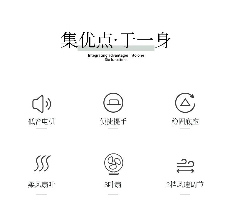 Summer mini cartoon electric fans, mini student dormitory bed desktop, home office desktop small fans are not available pic 9