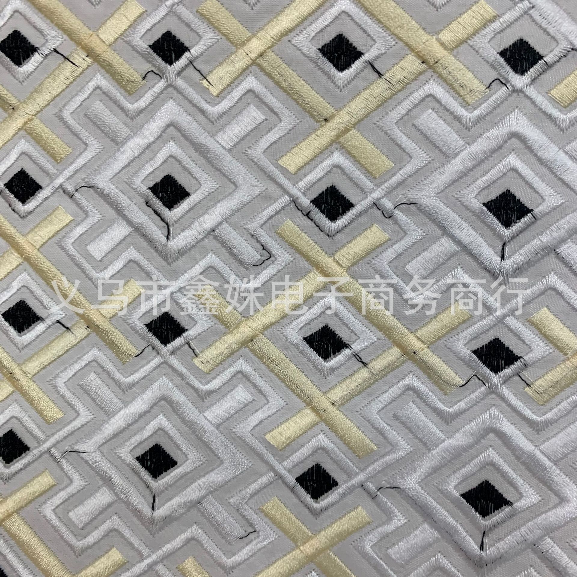 In stock of multi-color rectangular embroidered circular collar stage costume accessories pic 12