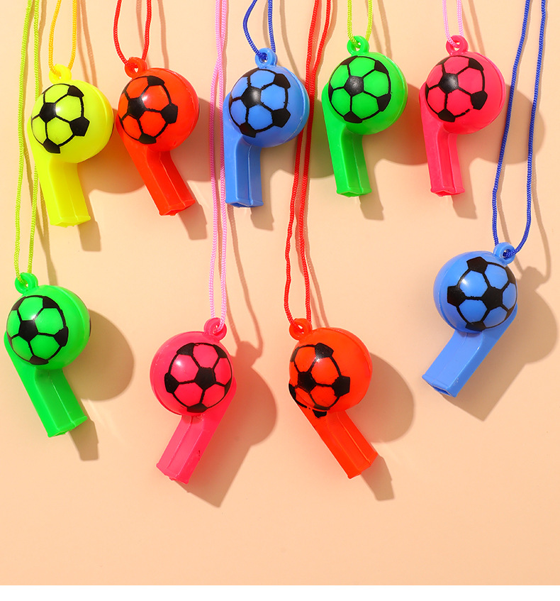 Football whistle, plastic horn, concert and sports meeting cheering horn, whistle, referee whistle, sports goods pic 12