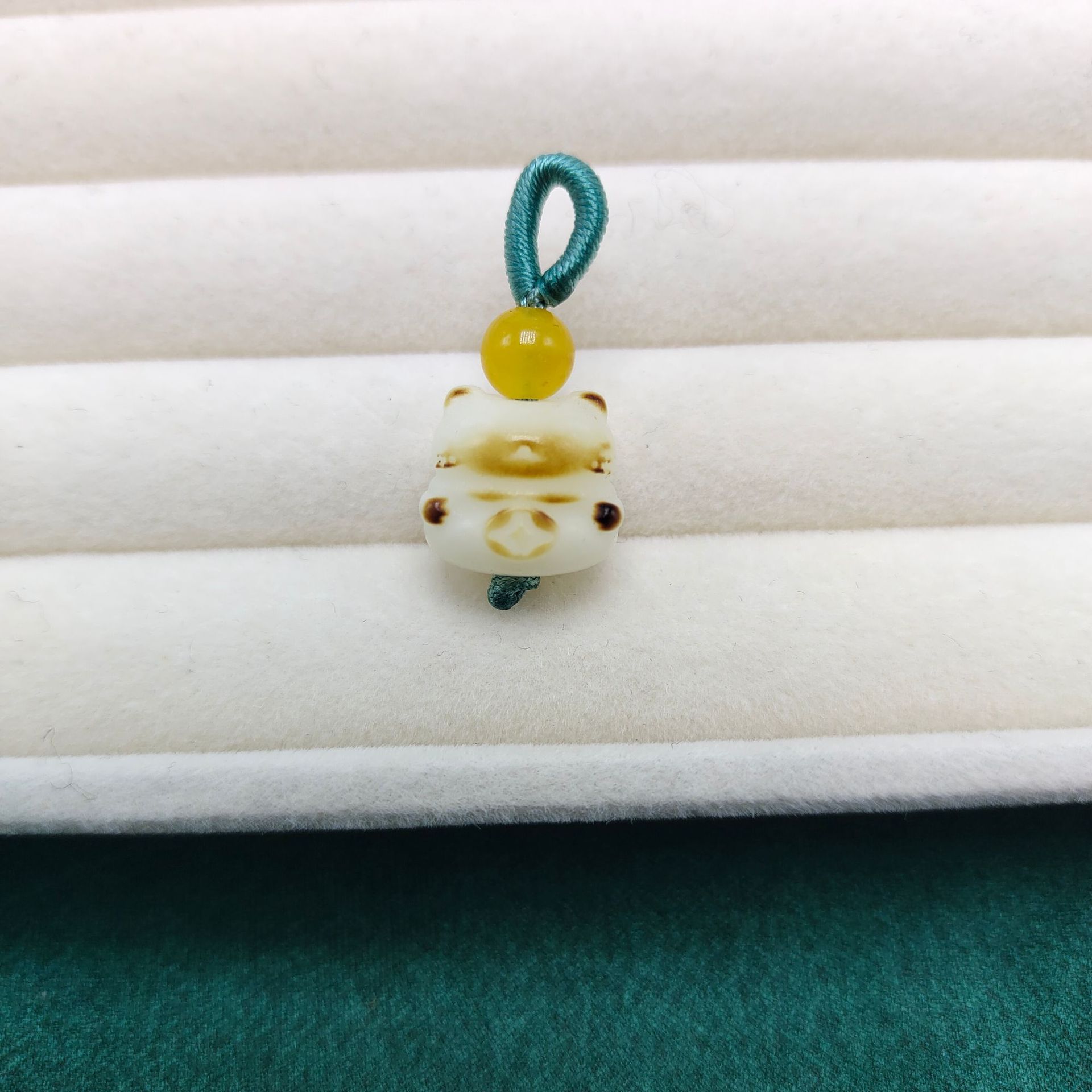 天然菩提根猫爪猫咪莲花小滴溜挂坠手串项链吊坠隔珠文玩饰品配件详情14