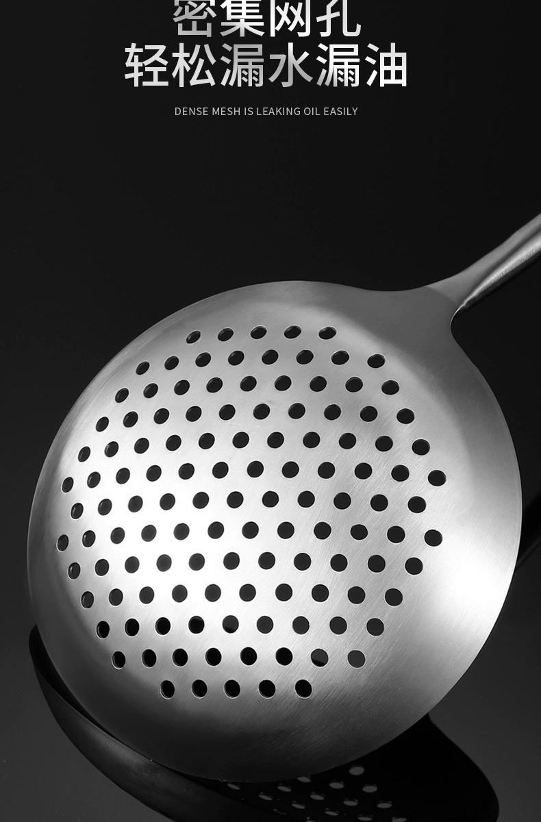 锅铲炒勺304不锈钢炒菜铲子长柄家用厨房厨具套装汤勺子厨师专用详情10