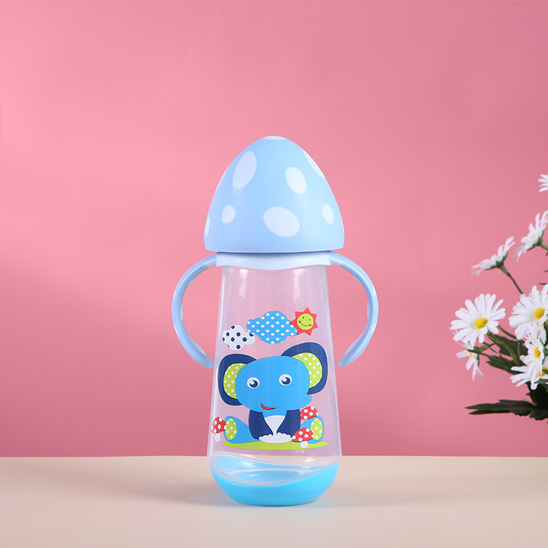 Cross-border wholesale of baby cartoon milk bottles, wide-mouth anti-swelling silicone pacifiers, baby feeding bottles, and maternal and infant products pic 6