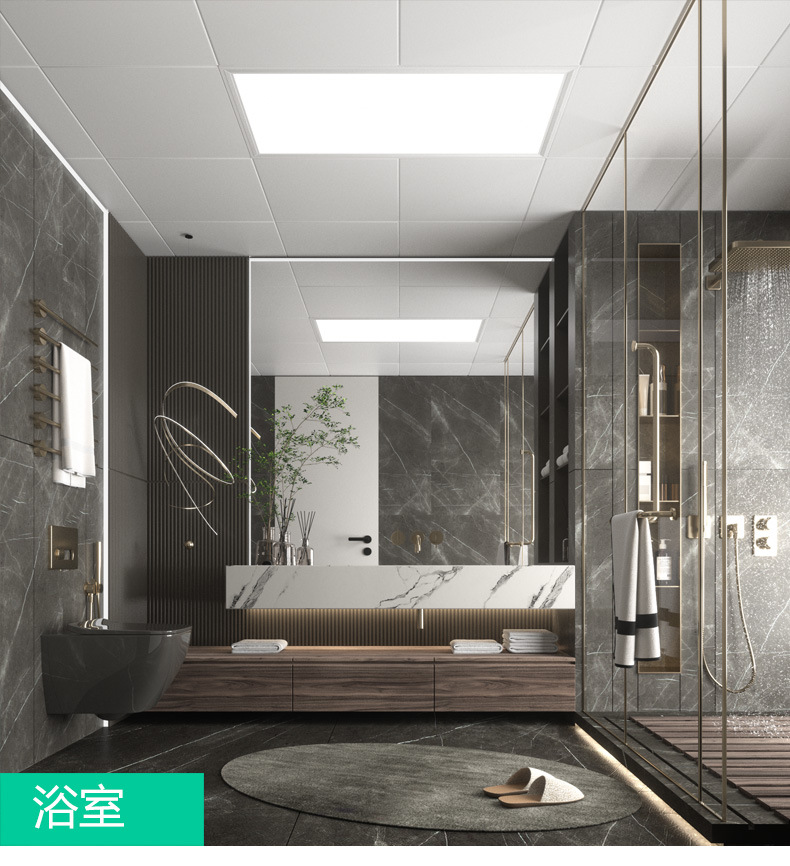 集成吊顶led灯厨房灯卫生间灯吸顶灯led平板灯嵌入式铝扣板灯详情12