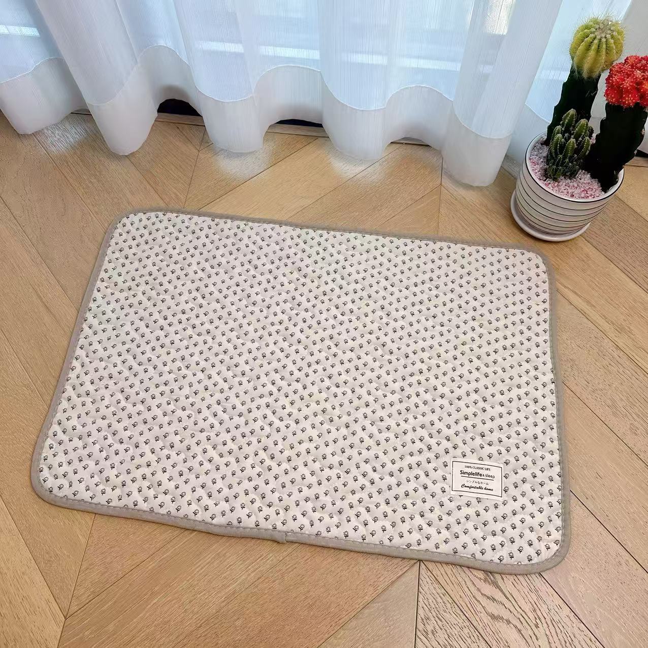 New style floor MATS, Korean-style pure cotton quilted carpet floor MATS, entrance door MATS, dust-proof floor MATS, waterproof and anti-slip pet MATS pic 19