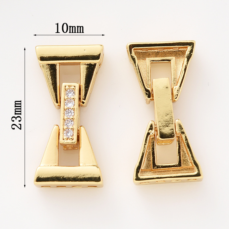 Zhuji pearl necklace buckle 8-shaped buckle, handcrafted end buckle, connecting buckle, mother-and-child buckle, sweater chain, universal buckle, DIY accessories pic 15