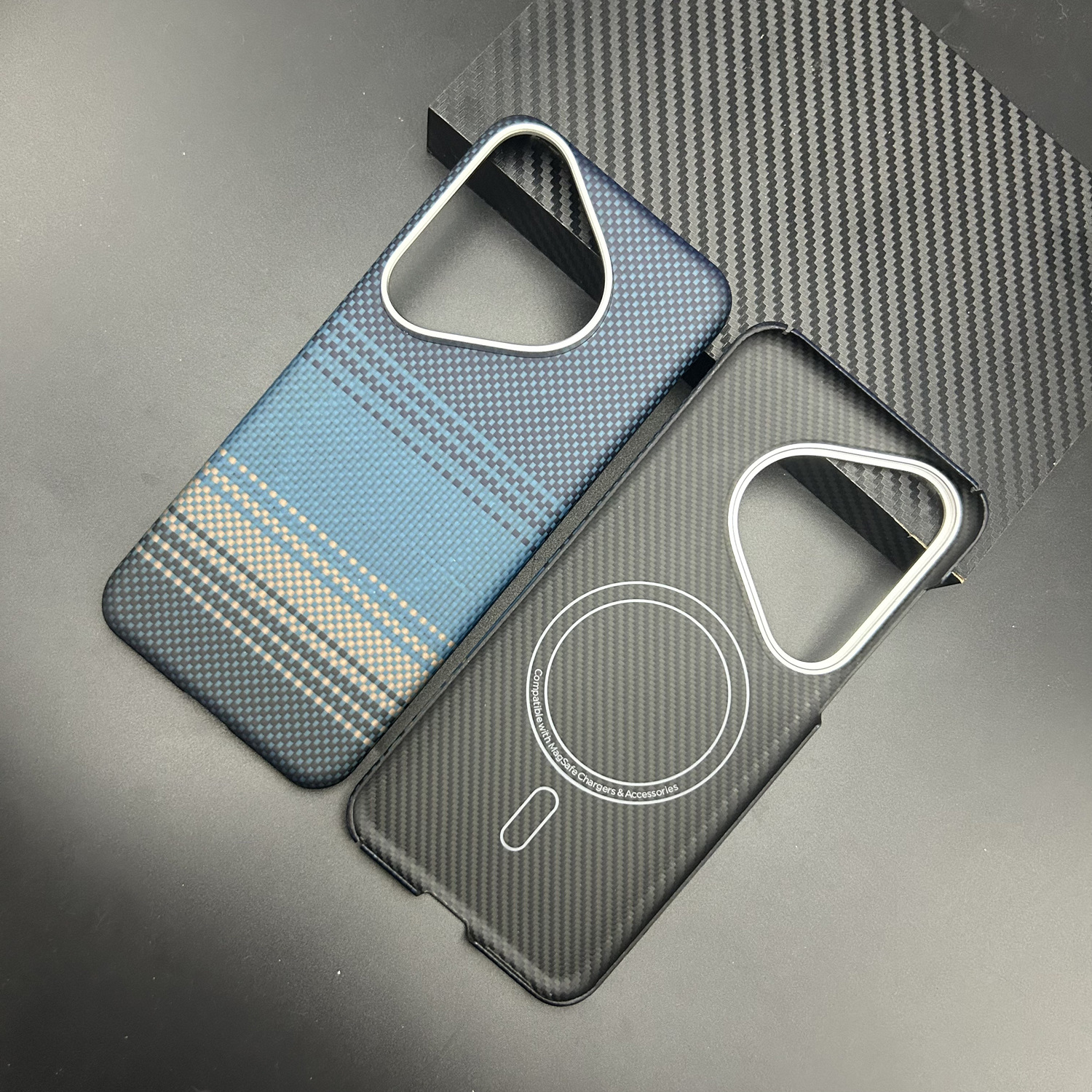 适用华为Pura70pro手机壳凯夫拉磁吸HUAWEI P70芳纶纤维保护套详情1