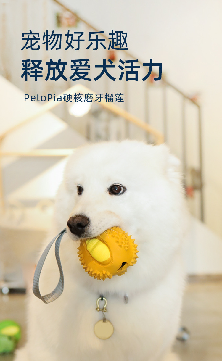 亚马逊跨境宠物爆款大狗狗玩具天然橡胶漏食磨牙洁齿益智发声耐咬详情10