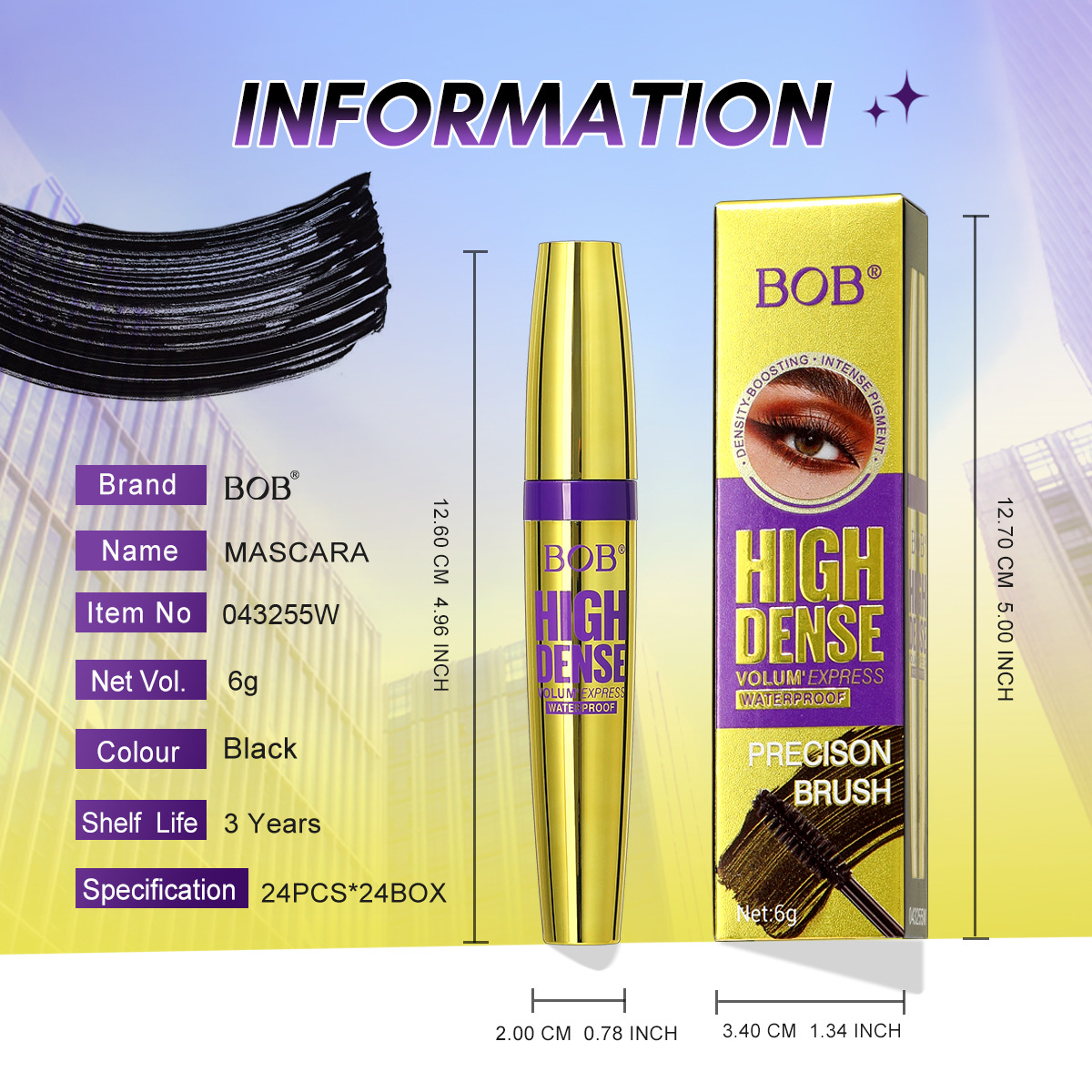 Cross-border bob gold tube waterproof, slender, curly, dense, natural and long-lasting without smudging pic 5