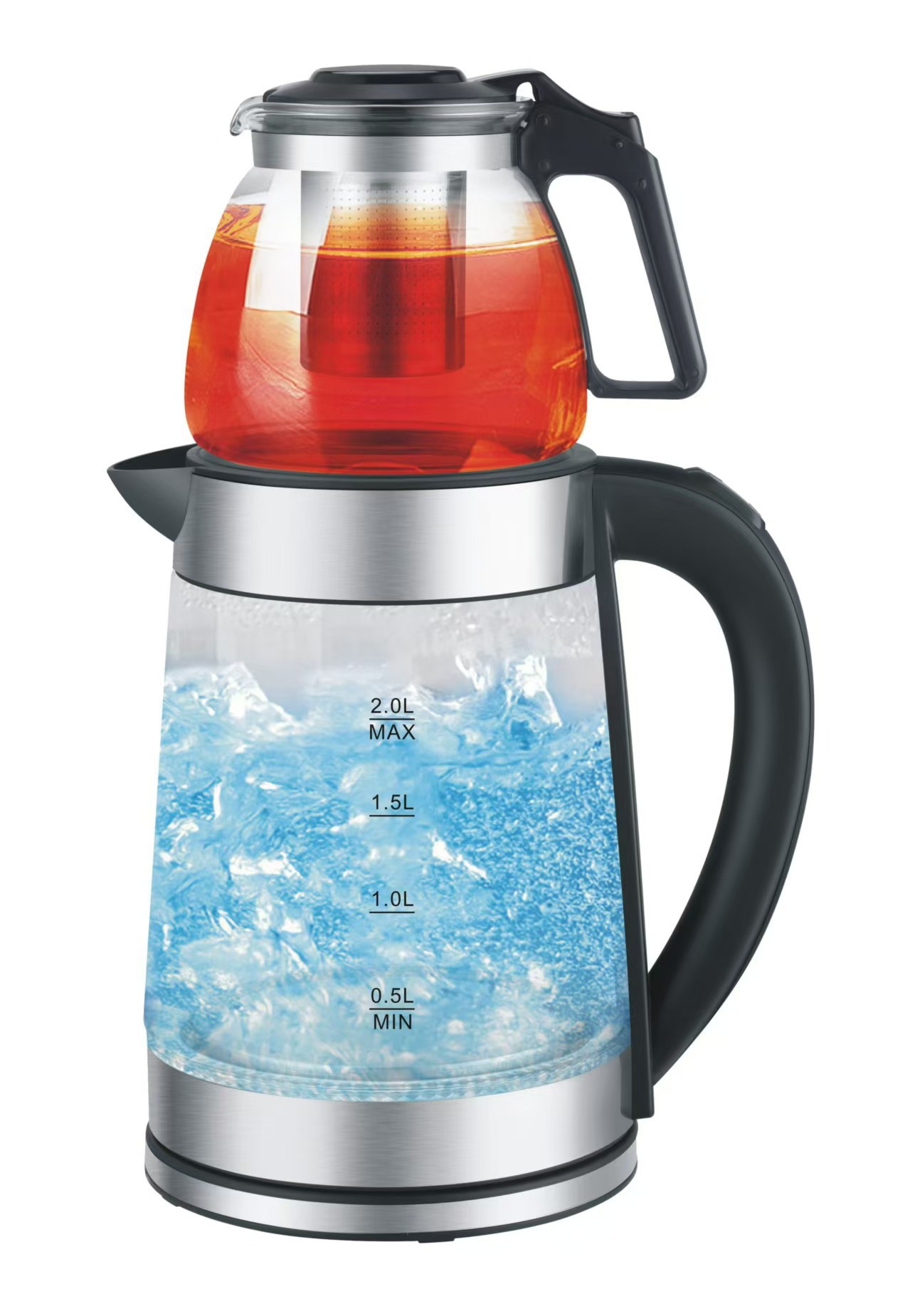 Cross-border kettle, large-capacity kettle, small electric kettle, stainless steel constant-temperature electric kettle, hot water kettle, mini household pic 13