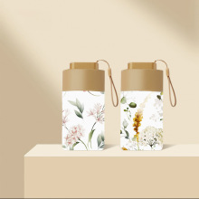 遮阳伞遮阳防晒雨包卡两用便携阳伞扁防带黑胶紫外线外线迷你六折详情15