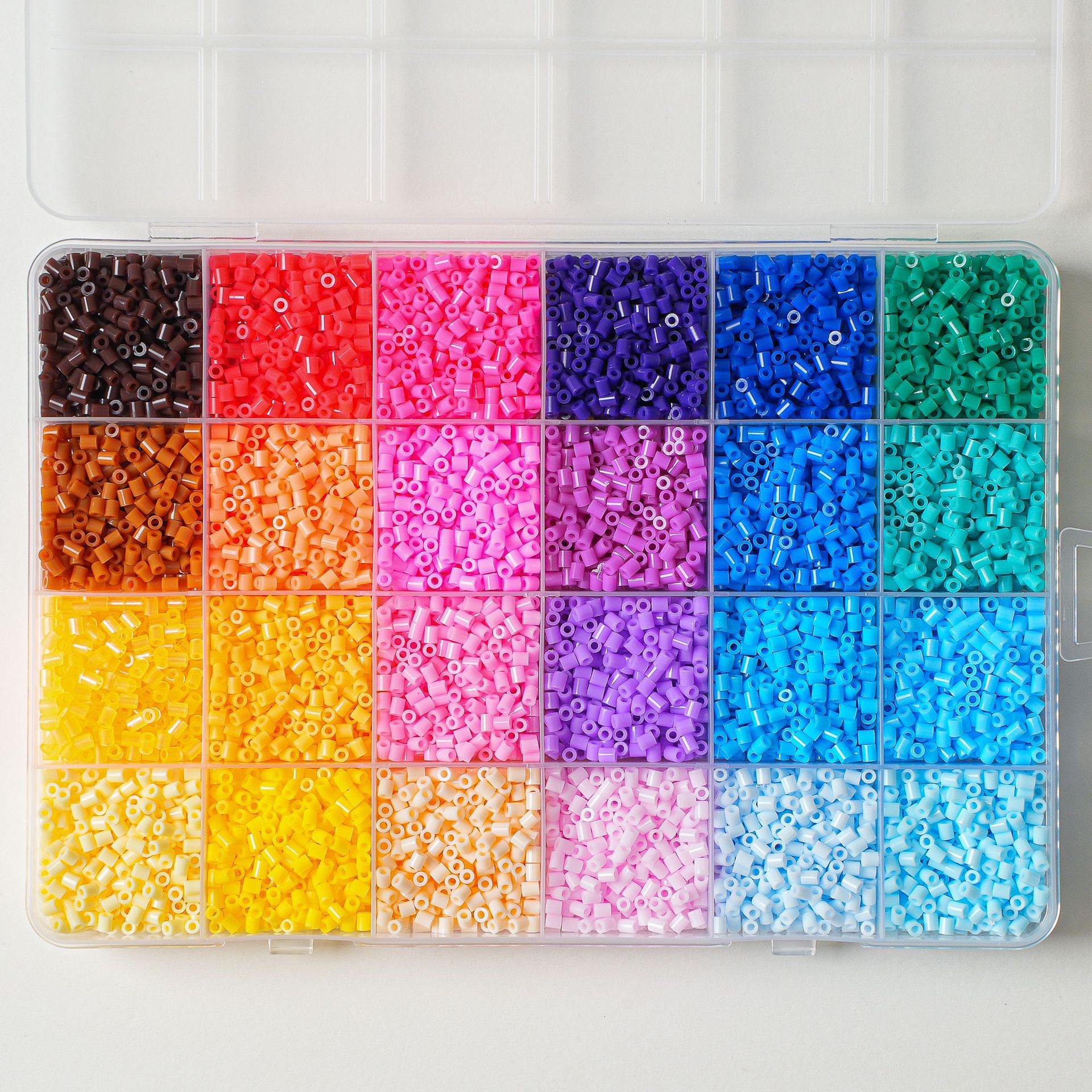 24-compartment Pinduoduo Bean Supplement Pack, 3D Fusion Bean Set Supplement Pack, 2.6mm Pinduoduo mard, same color number pic 7