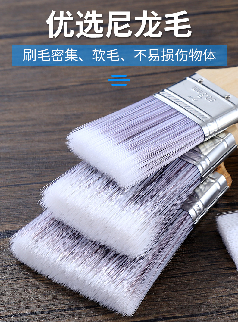 Marine paint brushes, paint brushes, industrial wholesale paint brushes, pighair brushes, pighair cleaning, dust removal, non-shedding paint brushes pic 3