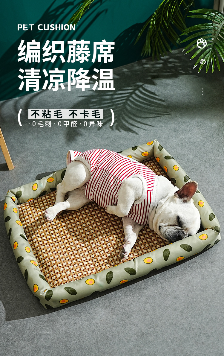 夏天宠物凉席地垫狗窝猫窝冰垫宠物用品小型床垫四季通用宠物冰垫详情2