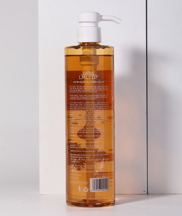 LMLTOP果酸嫩肤香氛沐浴露550ml跨境专供VNLML2111详情12