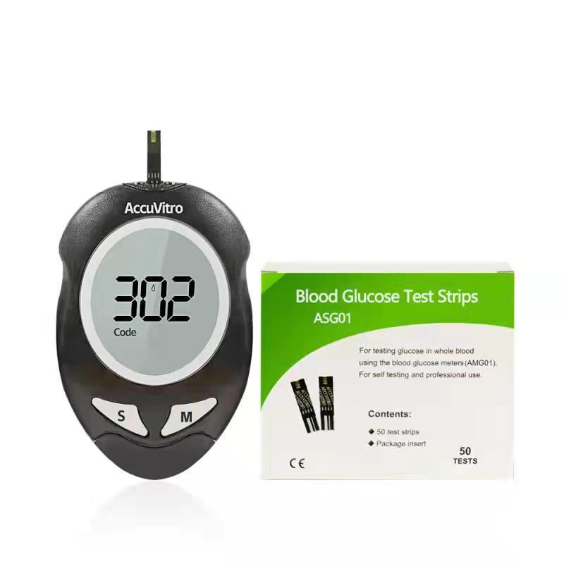 Cross-border exclusive home blood glucose meter without adjustment, English packaging includes test paper, fully automatic blood glucose detection instrument pic 6