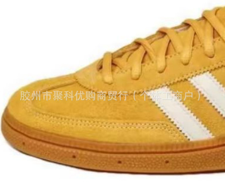 莆田德训鞋女鞋莆田高版本samba纯原百搭校园银色增高厚底红色小详情36