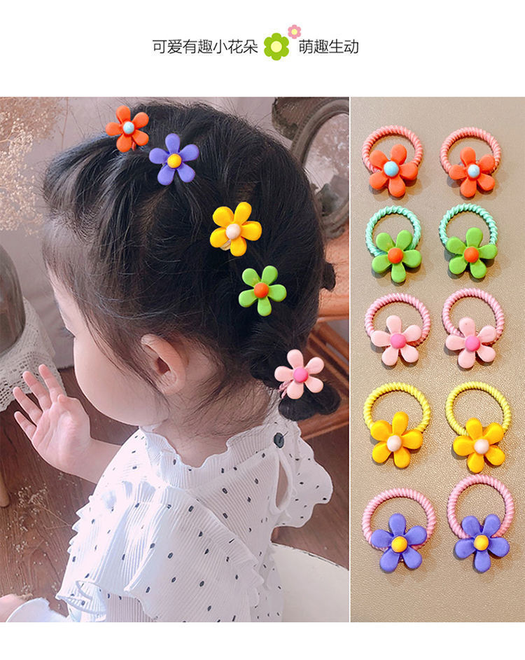 抖音爆款儿童发圈扎头发弹性好婴幼儿拇指圈头绳小号皮筋女童发绳详情6