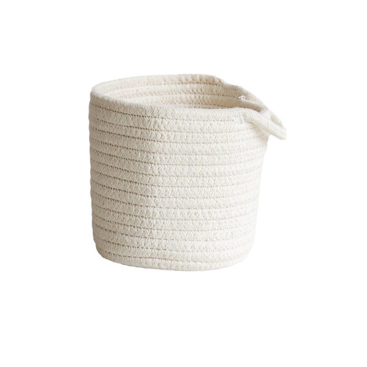 收纳筐壁挂篮棉线编织玄关杂物钥匙折叠桌面置物收纳篮儿童玩具详情4