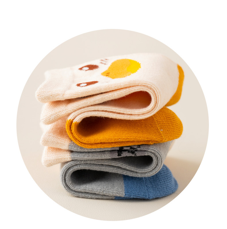 跨境儿童中筒袜子秋冬男童运动袜大童宝宝婴儿地板袜女童长袜批发详情12