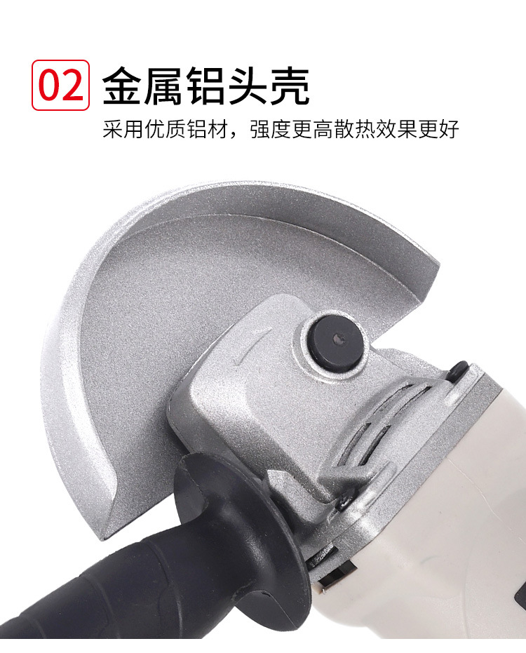 Power tool 125mm Angle grinder with VDE plug, multi-functional household 900W grinding machine, cutting machine, grinding machine pic 4