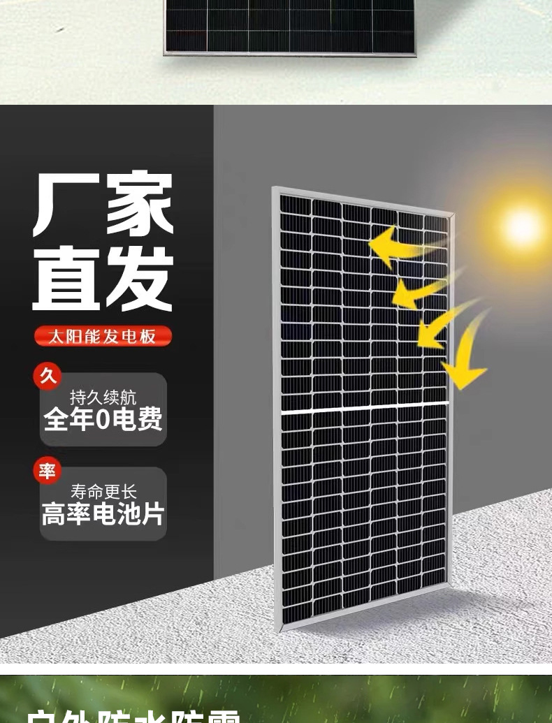 Trina Solar Solar Panel Manufacturer wholesals 625-720w double-sided original factory A-class N-type module solar panels pic 1