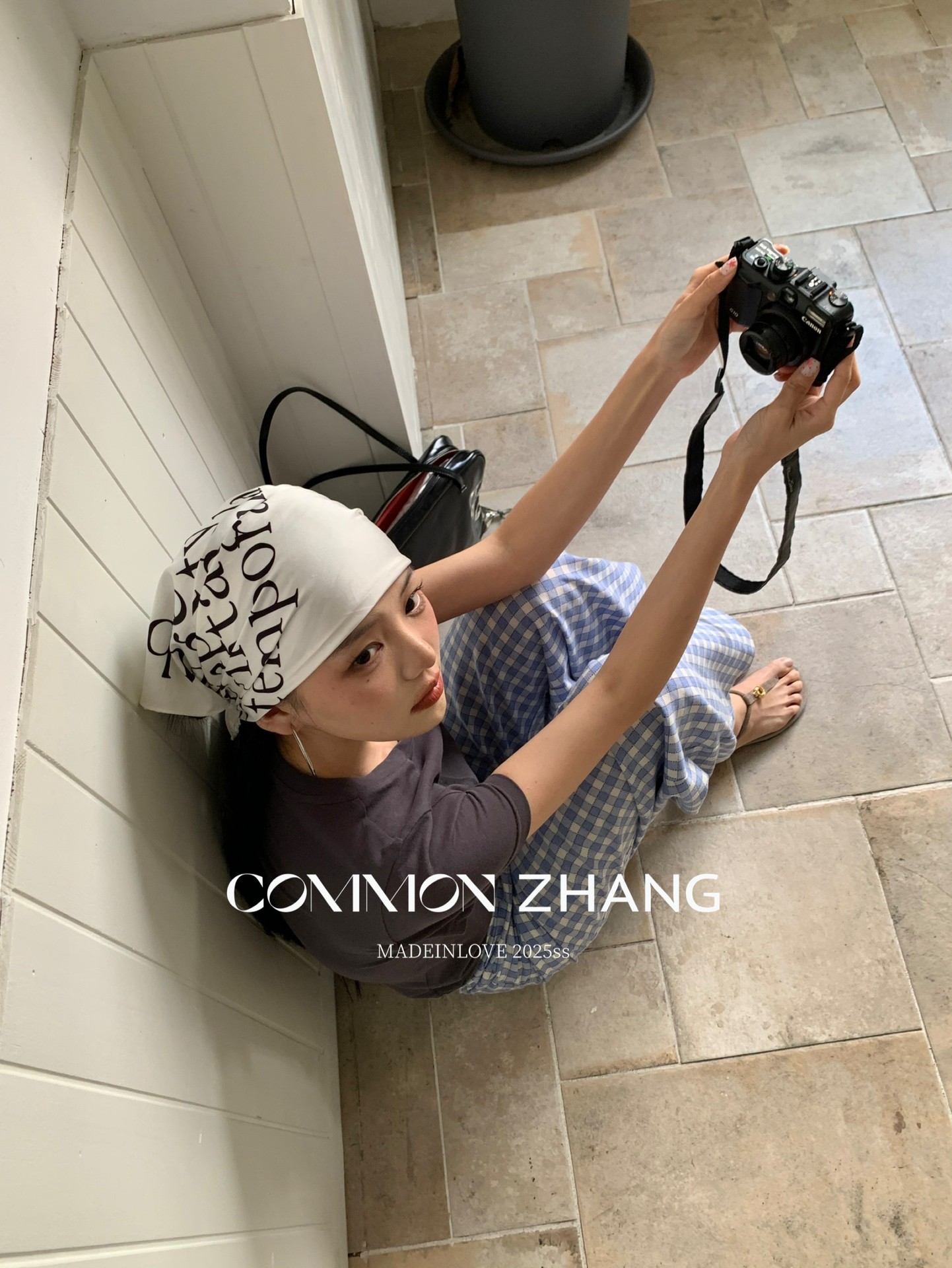 CZ ZHANG Summer Korean Style laid-back Casual Versatile Bow Print Letter Embroidery short-sleeved T-shirt B20639 pic 12