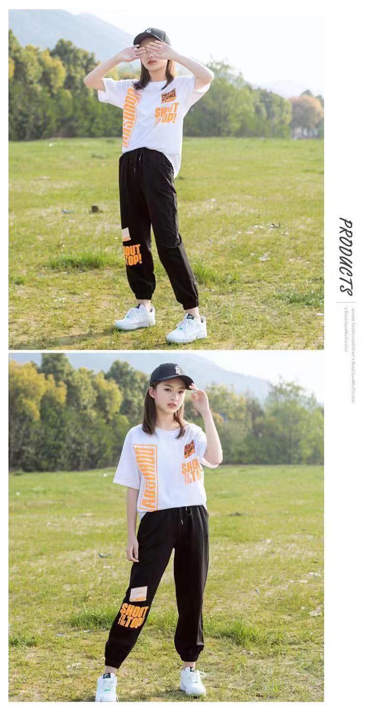 女童夏装2025新款短袖t恤夏款中大童洋气时髦衣服儿童夏季套装潮详情15
