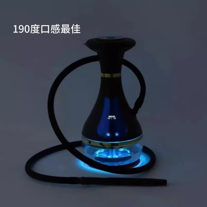 跨境新款阿拉伯电动水烟壶充电烟雾烟叶快速加热EHookah Shisha详情6