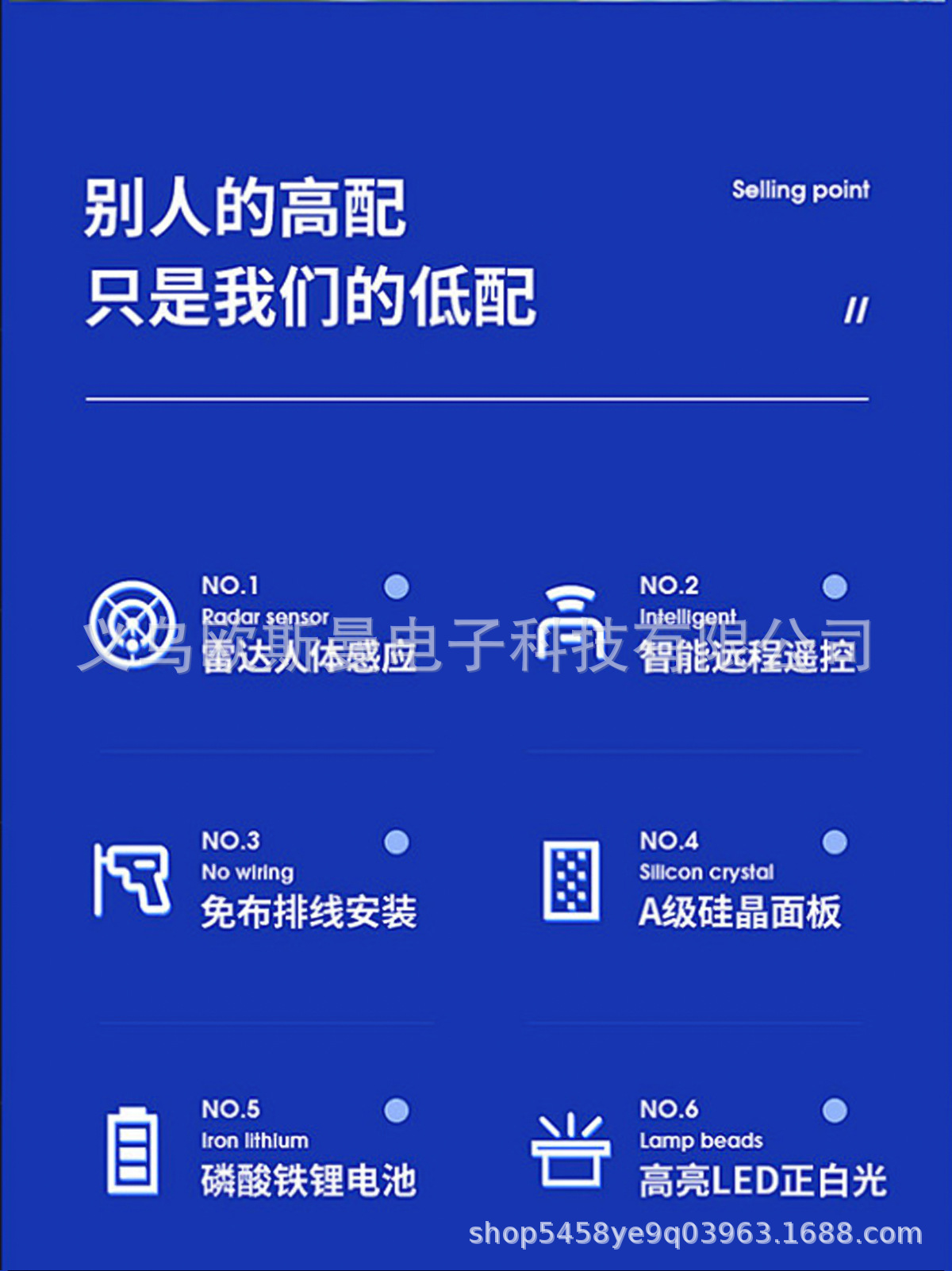 Cross-border solar charging street lamps, outdoor garden light strips, remote control sensing LED energy-saving wall lamps, energy-saving and power-saving pic 6