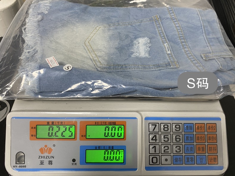 跨境亚马逊wish欧美外贸2025新款高腰流苏破洞牛仔短裤女工厂现货详情4