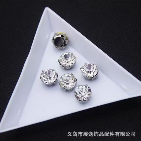 White hand-sewn diamonds, double ears, ear claws, beads, water diamonds, scratch-resistant clothes, wedding gowns, evening gowns, shoes, applied-on diamonds, and repair diamonds pic 5