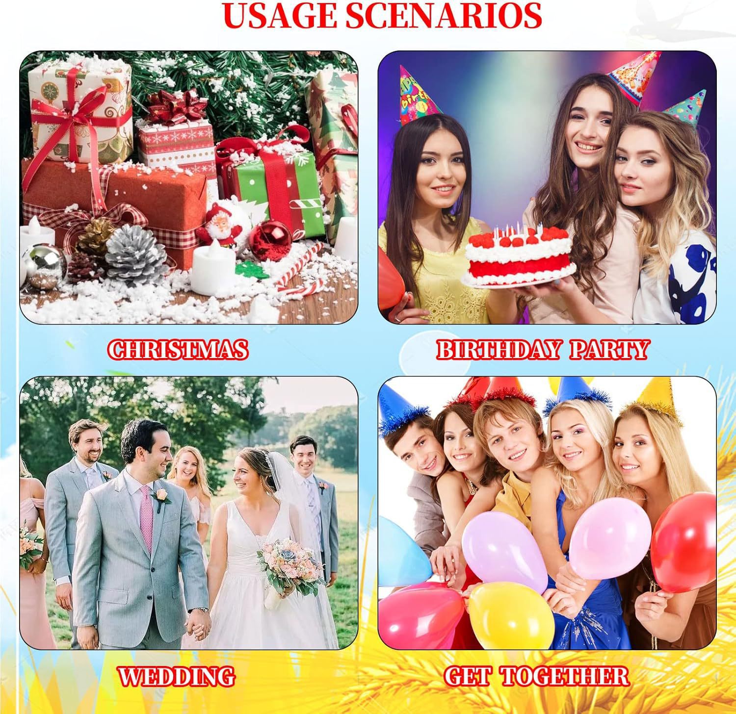 跨境260长条气球魔术花环加厚气球动物造型圣诞节生日婚礼派对详情11