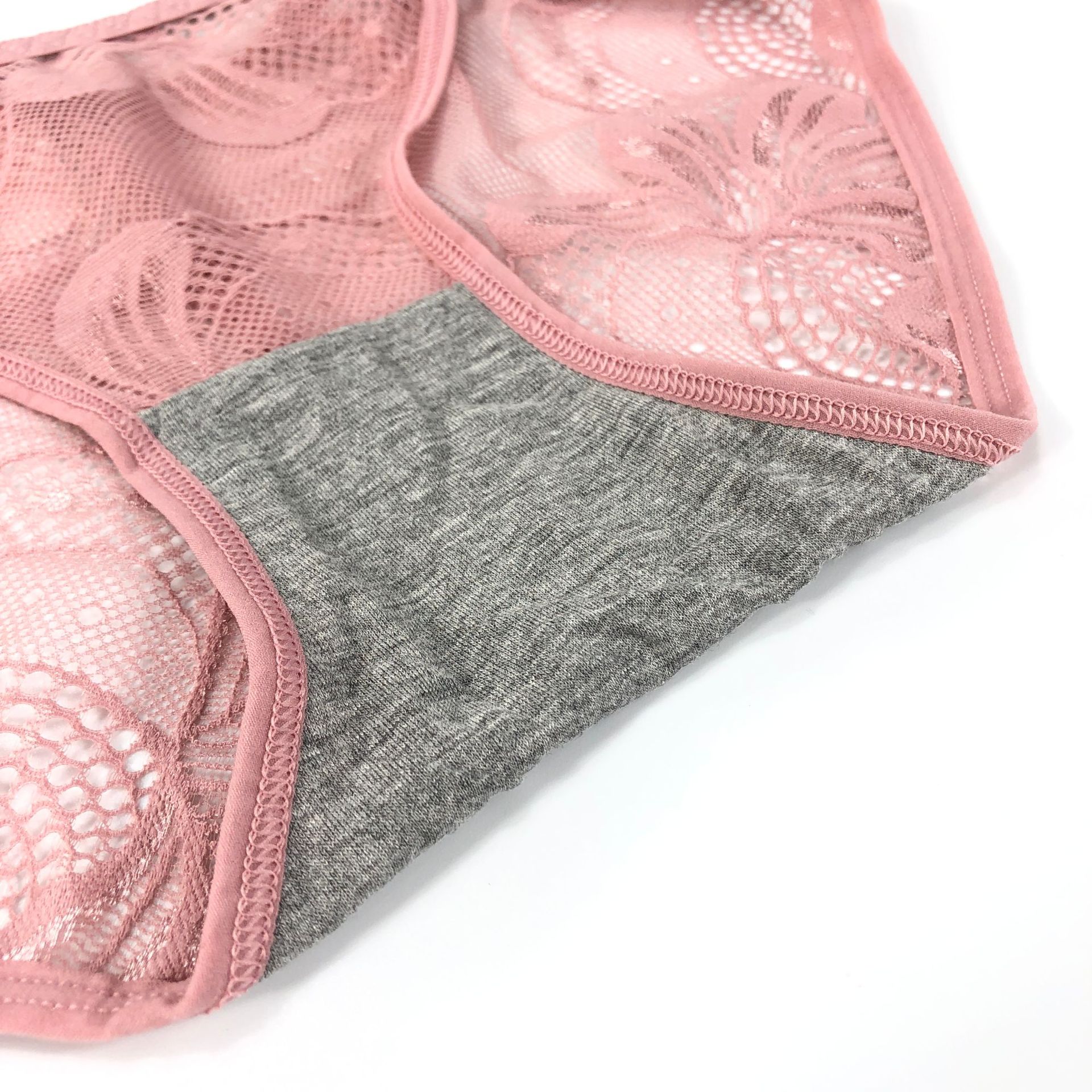 Bestseller French lace underwear for women, T-shaped Japanese girlish style, elegant double bow, highly elastic and breathable 009# pic 21