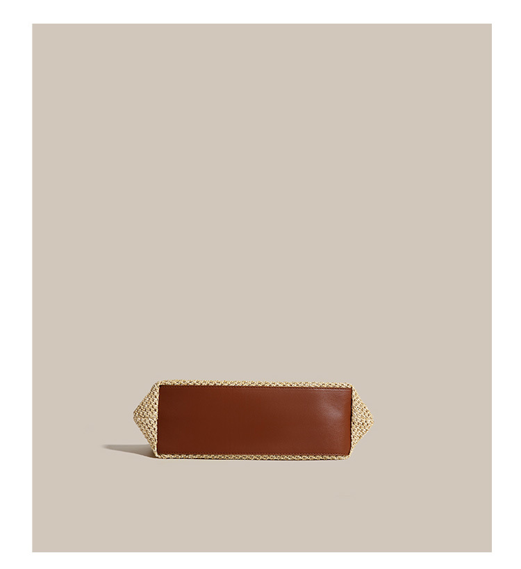 新款ins复古草编托特包单肩大包包女士休闲大容量夏天度假沙滩包详情14