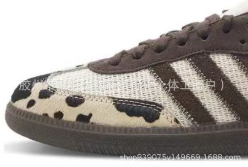 莆田德训鞋女鞋莆田高版本samba纯原百搭校园银色增高厚底红色小详情55