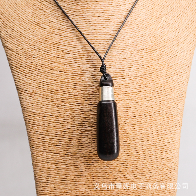 A592黑禅木项链