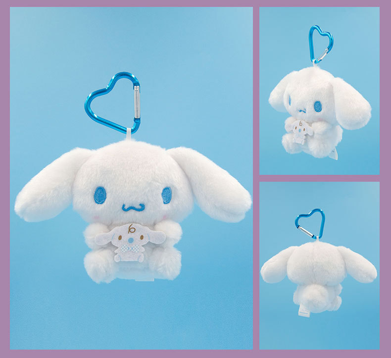 正版长亿三丽鸥坐姿波点kitty挂件好朋友美乐蒂玉桂狗吊饰批发详情9