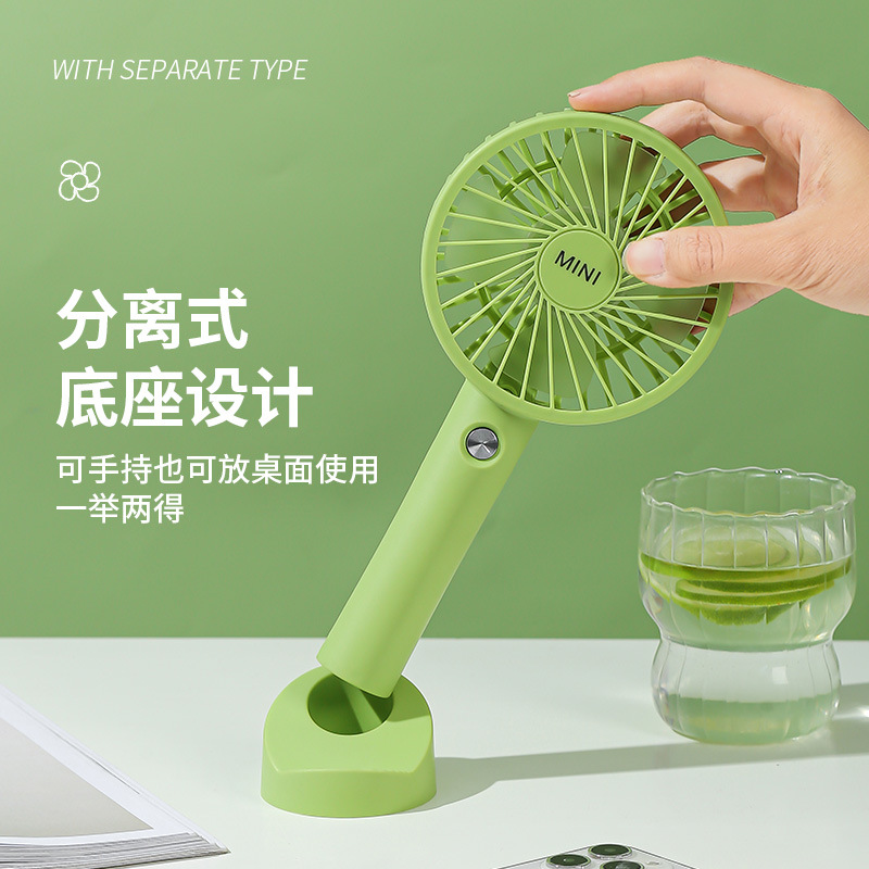 Wholesale usb small fan charging model gift Portable desktop bedside pocket mini 2025 new model handheld fan pic 27