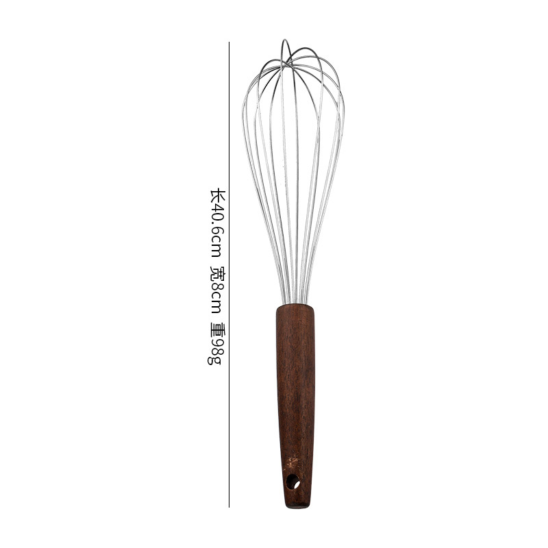 不锈钢打蛋器实木柄手动打发奶油神器烘焙家用厨房手打鸡蛋搅拌器详情22