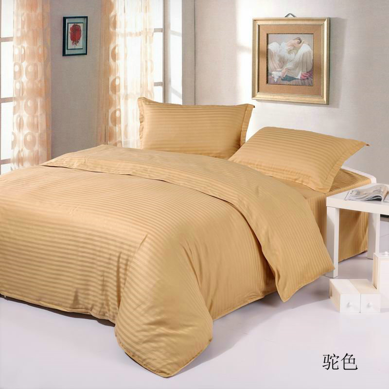 Pure cotton brocade bedding set, all-cotton pure white brocade strips, hospital bedding, four seasons style, light luxury pic 17