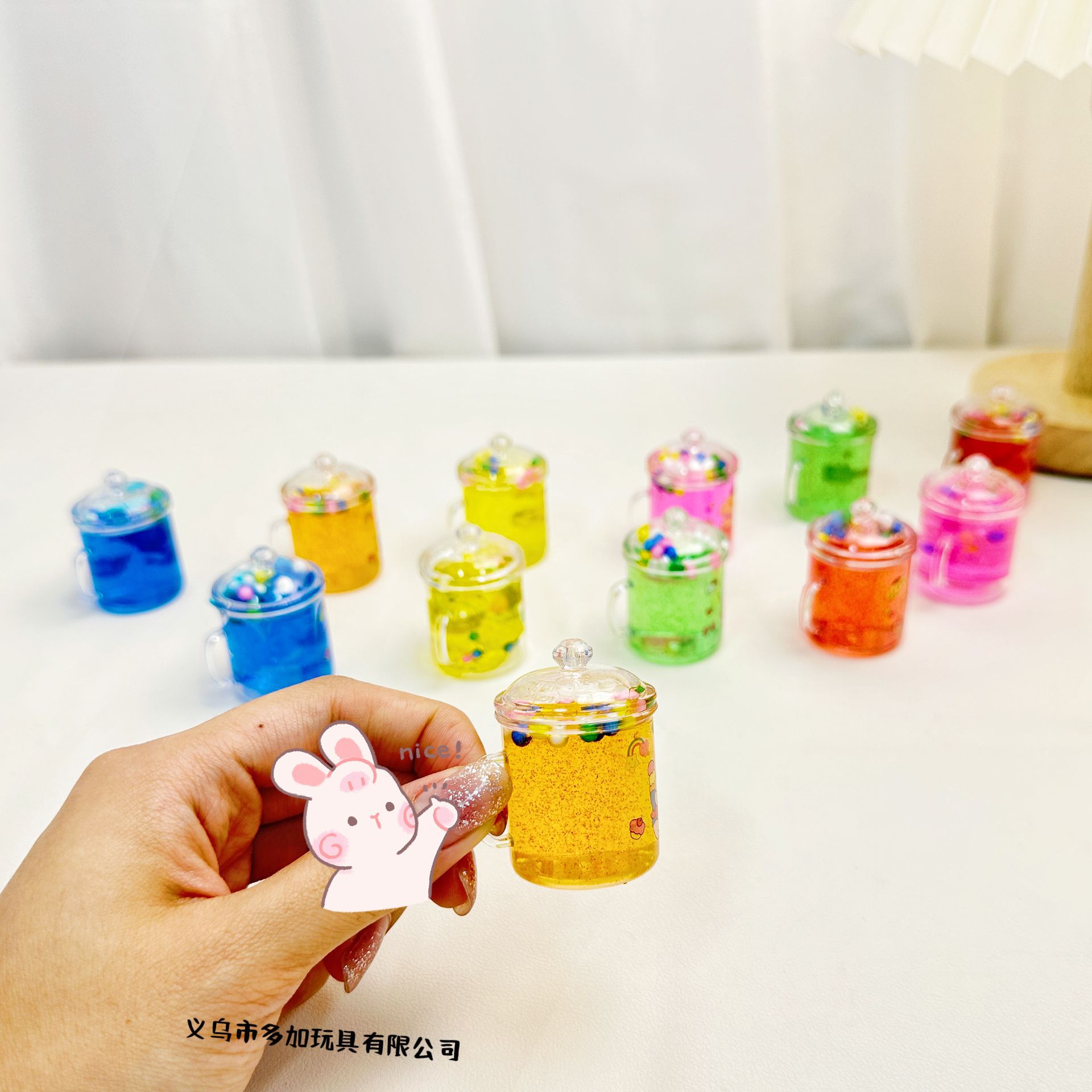 48入膨胀马克杯起泡胶迷你水晶泥儿童玩具史莱姆创意粘土不粘手详情8