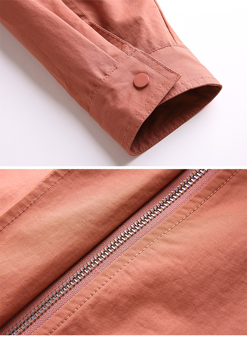 小香风中长款风衣女士2024春秋新款宽松休闲洋气百搭工装外套大码详情35