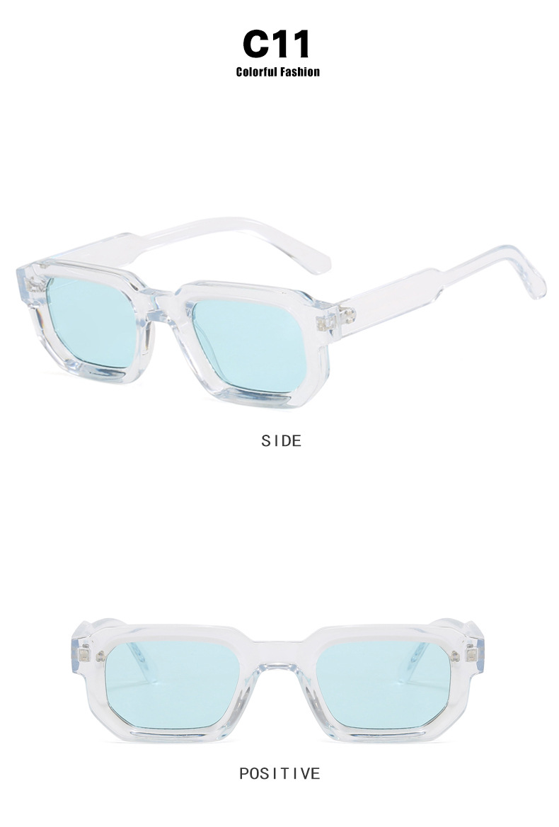 方形小框太阳镜欧美复古2024新款简约高级感时尚墨镜女士太阳眼镜详情19