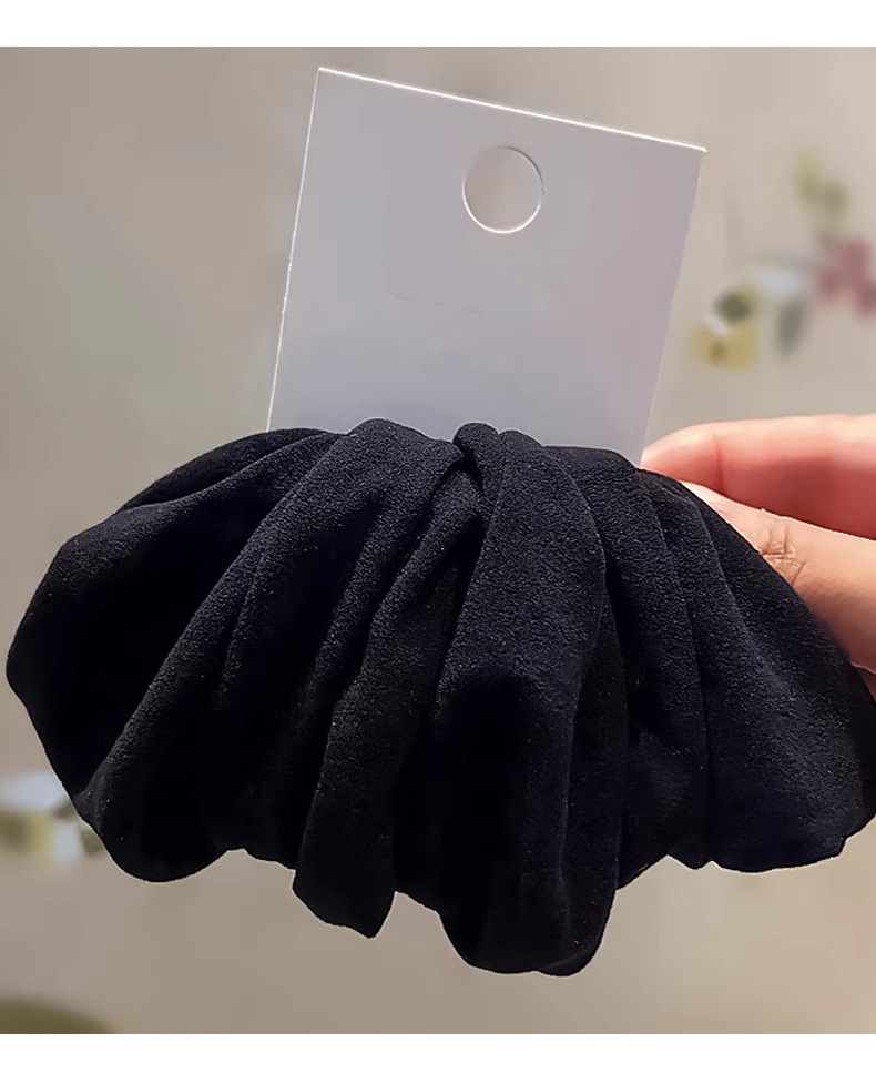 The 2025 new style of hair band is a popular online hair tie. The hair tie is thickened and widened, durable, high ponytail, rubber band, mask and hair accessory pic 5