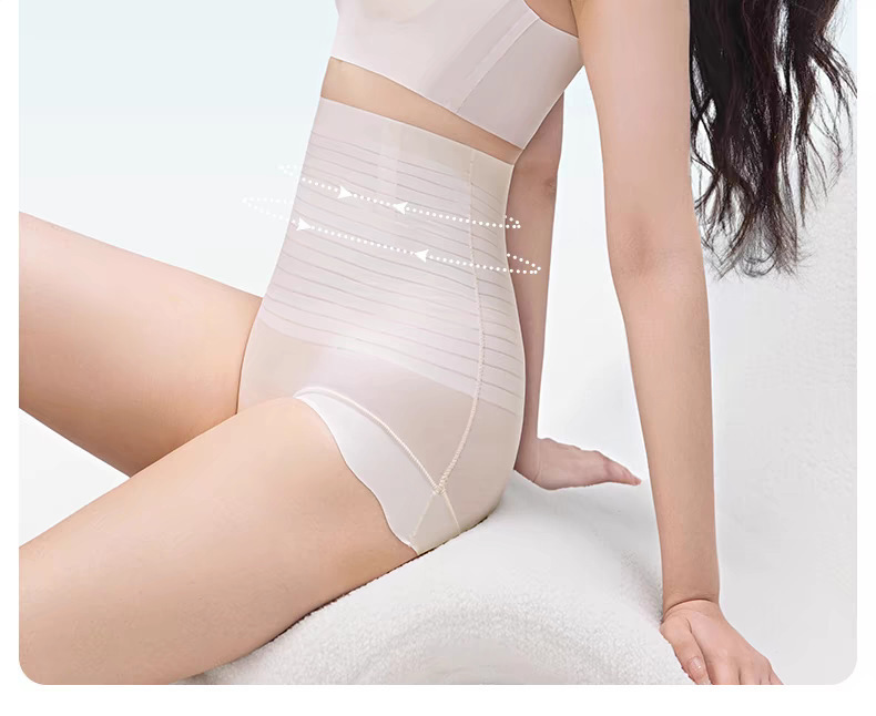 High-waisted belly tightening pants, strong waist tightening, buttock lifting, postpartum body shaping, summer seamless body shaping pants, buttock lifting underwear pic 16