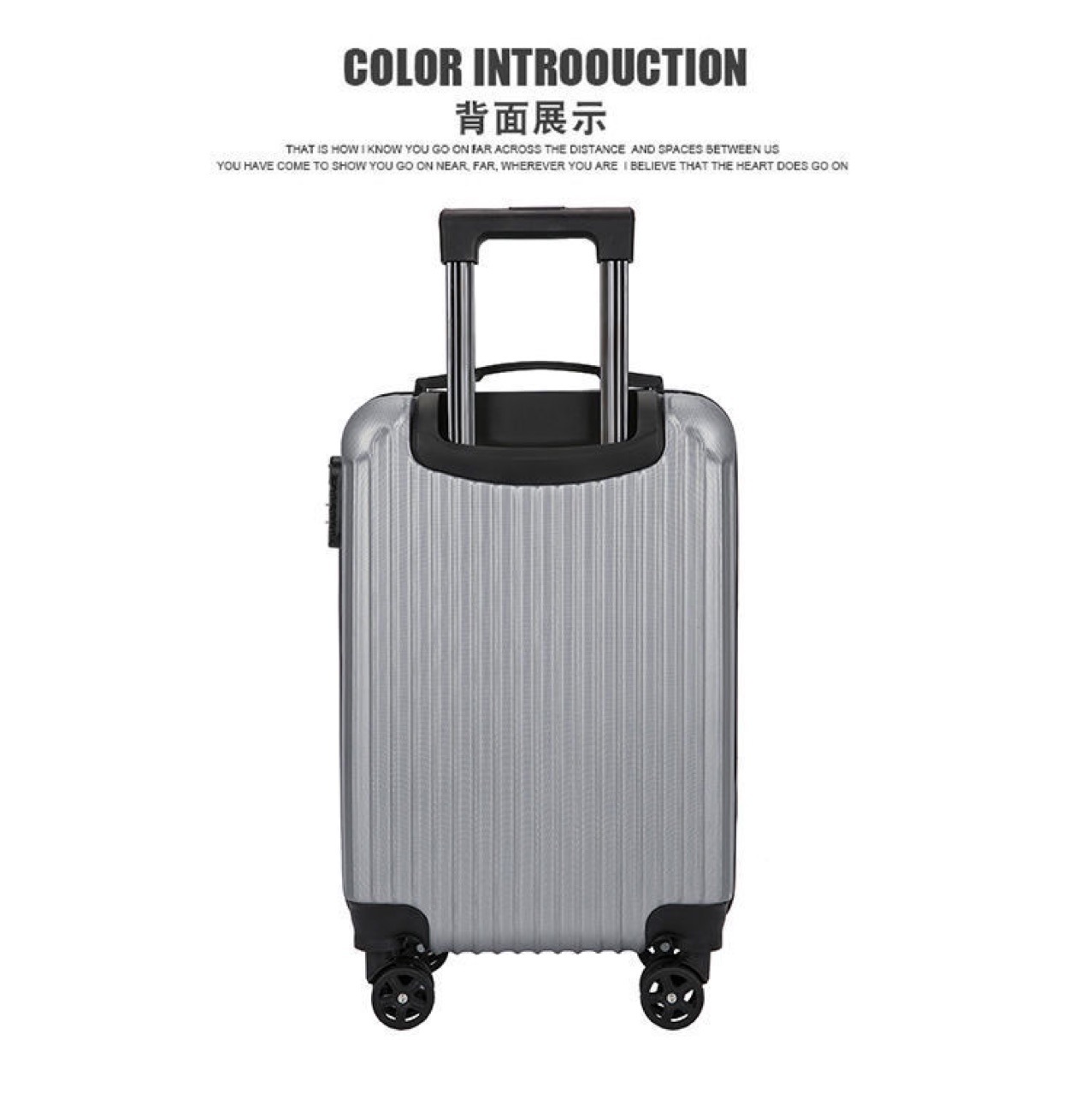 批发20寸学生拉链旅行箱万向轮密码成人拉杆箱活动礼品登机行李箱详情9