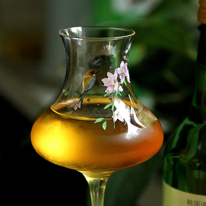 国潮香槟酒杯水晶玻璃鸡尾酒吧调酒品鉴杯闻香试酒威士忌高脚杯详情4